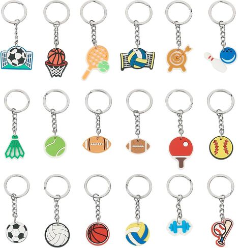 Craftdady Mini Cat Kitten Keychains Cute Cat Animal Shape Keyrings Colorful Pet Theme Key Chain with for Handbag Decoration in Saudi Arabia