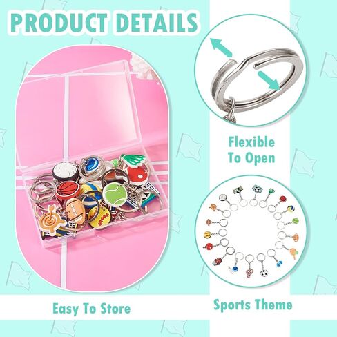 Craftdady Mini Cat Kitten Keychains Cute Cat Animal Shape Keyrings Colorful Pet Theme Key Chain with for Handbag Decoration in Saudi Arabia