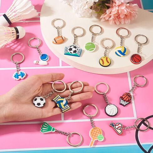 Craftdady Mini Cat Kitten Keychains Cute Cat Animal Shape Keyrings Colorful Pet Theme Key Chain with for Handbag Decoration in Saudi Arabia