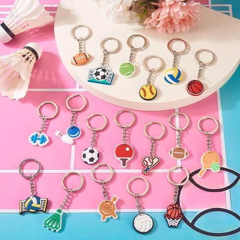 Craftdady Mini Cat Kitten Keychains Cute Cat Animal Shape Keyrings Colorful Pet Theme Key Chain with for Handbag Decoration in Saudi Arabia