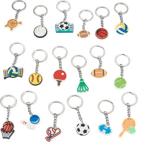 Craftdady Mini Cat Kitten Keychains Cute Cat Animal Shape Keyrings Colorful Pet Theme Key Chain with for Handbag Decoration in Saudi Arabia