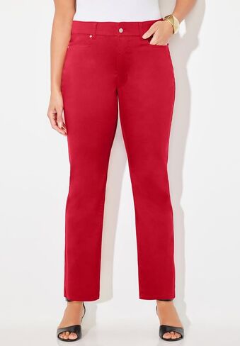 Catherines Women's Plus Size Secret Slimmer Pant in Saudi Arabia