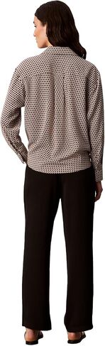 Calvin Klein Women's Crepe Wide Leg Trouser in Saudi Arabia