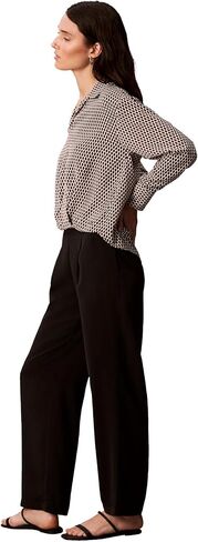 Calvin Klein Women's Crepe Wide Leg Trouser in Saudi Arabia
