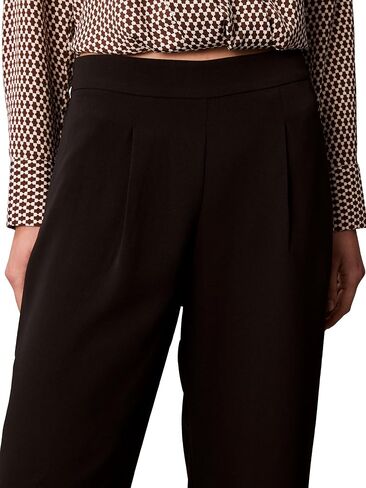 Calvin Klein Women's Crepe Wide Leg Trouser in Saudi Arabia
