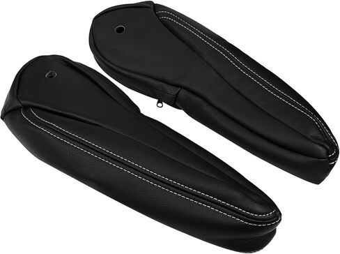 غطاء جلدي مسند للذراعين ، سائق ومساعد بديل للركاب غطاء مسند مقعد أسود متوافق مع كرايسلر تاون آند كونتري 2011-2016 in Kuwait