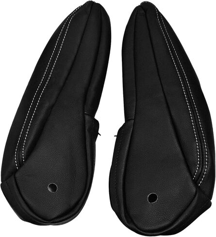 غطاء جلدي مسند للذراعين ، سائق ومساعد بديل للركاب غطاء مسند مقعد أسود متوافق مع كرايسلر تاون آند كونتري 2011-2016 in Kuwait