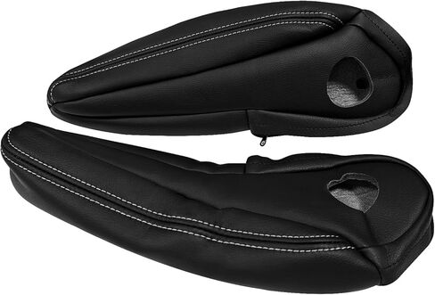 غطاء جلدي مسند للذراعين ، سائق ومساعد بديل للركاب غطاء مسند مقعد أسود متوافق مع كرايسلر تاون آند كونتري 2011-2016 in Kuwait