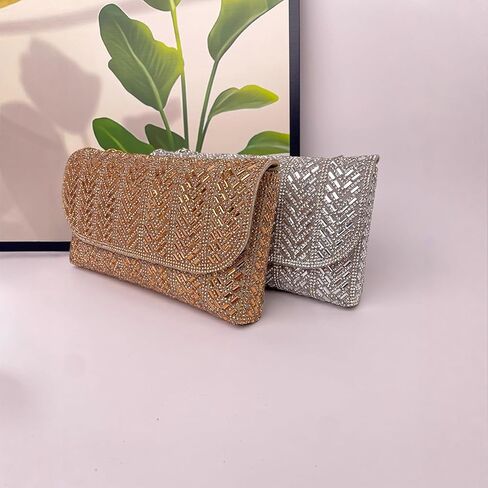2025 أحجار الراين محافظ للنساء حقائب اليد المسائية للنساء PU PU LEATHER LEATHER COKTAIN in Kuwait