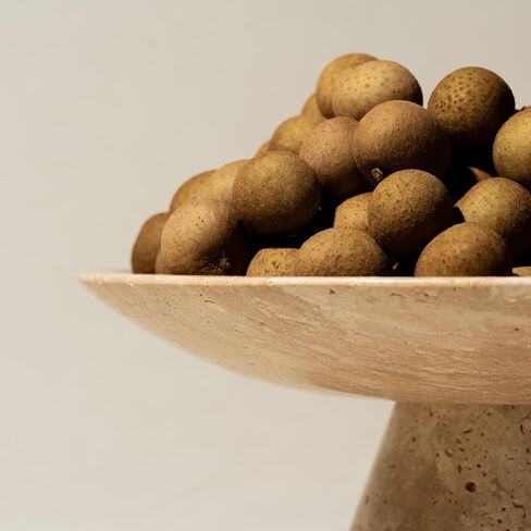 وعاء زخرفي ترافرتين ، وعاء الفاكهة ، وعاء قاعدة التمثال ، والرخام الحجري الطبيعي ، والقطار المركزي ، وديكور المنزل in Kuwait