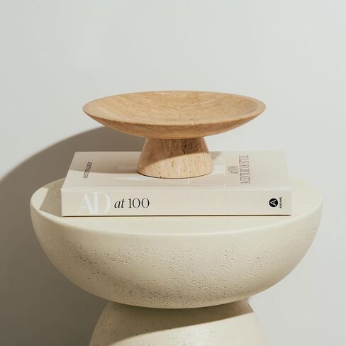 وعاء زخرفي ترافرتين ، وعاء الفاكهة ، وعاء قاعدة التمثال ، والرخام الحجري الطبيعي ، والقطار المركزي ، وديكور المنزل in Kuwait