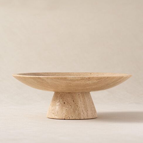 وعاء زخرفي ترافرتين ، وعاء الفاكهة ، وعاء قاعدة التمثال ، والرخام الحجري الطبيعي ، والقطار المركزي ، وديكور المنزل in Kuwait