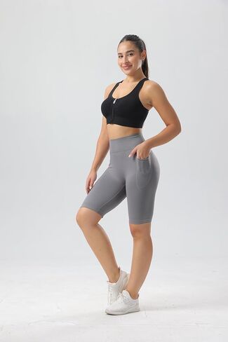 Zip Front Sports Bras for Women-Raceback Pack pack bra pack for workout Yoga Gym Running in Saudi Arabia