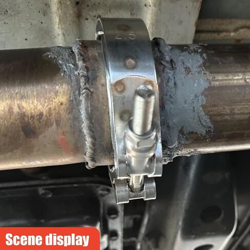3 بوصة Car V Clamp ، مشابك أنبوب العادم للسيارات لمجموعة شفة ، ملحقات استبدال مشبك الفولاذ المقاوم للصدأ V للـ DownPipes ، أنظمة العادم (3 "، 1pc) in Saudi Arabia