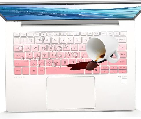 Keyboard Cover for HP ProBook 440 G11 14 inch Laptop & HP ProBook 445 G11 14-inch Laptop Accessories Keyboard Protective Cover Skin (NOT Fit ProBook440 445 G10/G9/G8/G7/G6/G5)-Black in Saudi Arabia