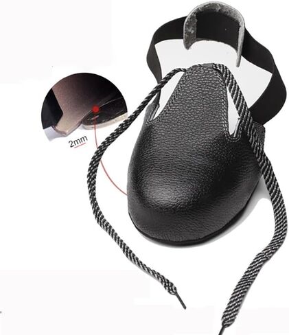 Steel Toe Cap Shoes for Metal Roofing Steel Toe Covers Shoe Protector Roller Cap Protectors Workplace Overshoe Safety Shoes Cover Overshoes Foot Guard Plate Men and Women Black in Saudi Arabia