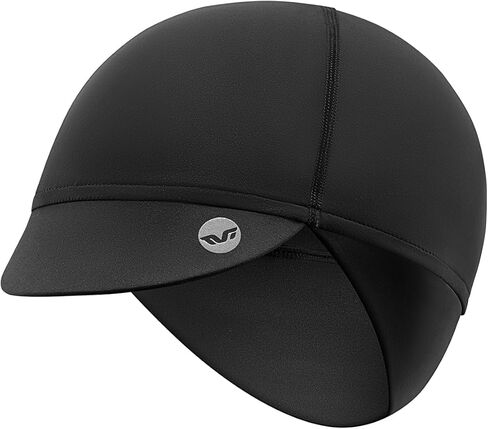 ROCKBROS Winter Cycling Caps for Women Windproof Cycling Hat Running Hat with Sun Visor Under Helmet Liner Black in Saudi Arabia