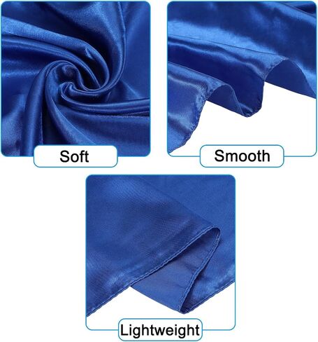 PATIKIL Satin Head Scarf, Large Square Scarf Silk Feeling Hair Bandanas Sleeping Head Wrapping Scarves for Women in Saudi Arabia