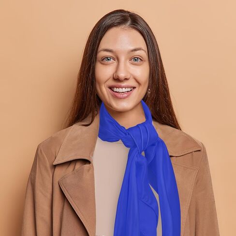 PATIKIL Satin Head Scarf, Large Square Scarf Silk Feeling Hair Bandanas Sleeping Head Wrapping Scarves for Women in Saudi Arabia