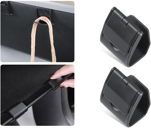 2pcs قفاز مربع ربط ل Tesla Model y Juniper قفاز جديد قابلة للطي قابلة للطي مسند رئيس الخطاف منظم حقيبة مخزنة مخزنة مقطع لتسلا 2025-2026 طراز 3 المرتفع in Kuwait