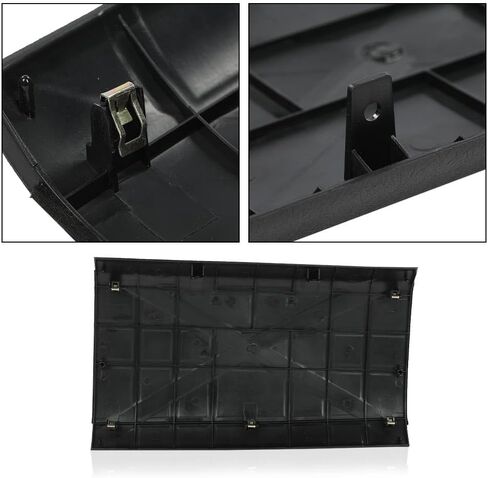 CrossDesigg Dash Bezel Cover العلوي المتوافق مع Ford F150 2004 2005 2006 2007 2008 ركاب الجانب الأيمن الأسود in Saudi Arabia