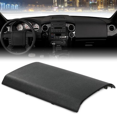 CrossDesigg Dash Bezel Cover العلوي المتوافق مع Ford F150 2004 2005 2006 2007 2008 ركاب الجانب الأيمن الأسود in Saudi Arabia
