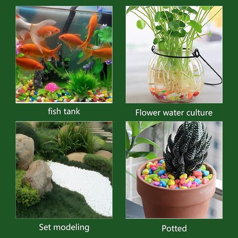 Glow in The Dark Pebbles, Outdoor Garden Walkway Decor, Decorative Rocks, Night Glow Gravel, 200PCS in Saudi Arabia
