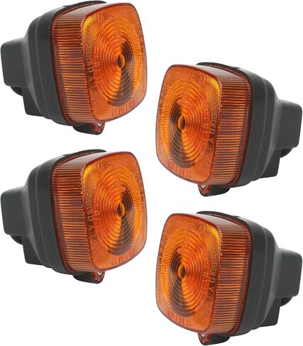 4pcs مؤشر إشارة انعطاف مؤشر نوبات لعام 1980 Honda Minitrail CT70 ، Passport C70 ، Express II Na50 ، XL80s ، Express NC50 ، CB125S ، CT110 ، إكسسوارات الأجزاء الأمامية للدراجة الخلفية للدراجة الخلفية ، 6 فولت ، 6 فولت in Saudi Arabia