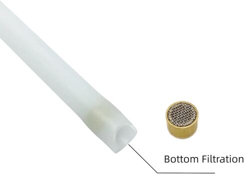 Universal 12 "أنبوب التقاط الوقود البحري مع مصفاة ومحول بارب - 3/8" مؤشر ترابط NPT - استبدال 7-0948 - المعدل نايلون - يتضمن شريط PTFE in Kuwait