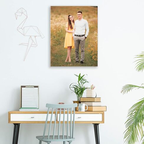 Personalized Pictures to Canvas for Wall 16x20 inches, Custom Canvas Prints with Your Photos for Family/Pet/Kid/Lovers, 16x20in in Saudi Arabia