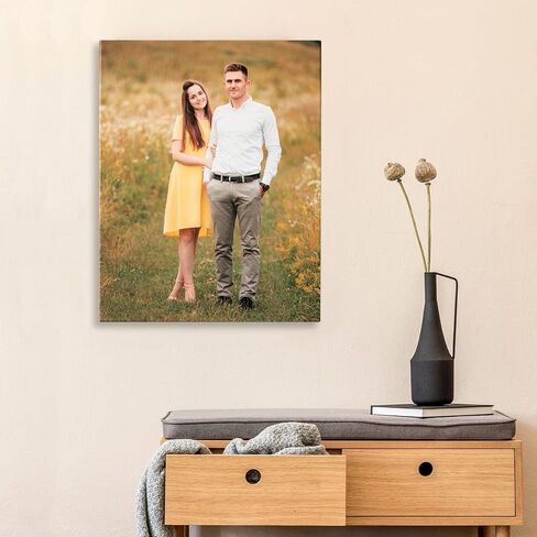 Personalized Pictures to Canvas for Wall 16x20 inches, Custom Canvas Prints with Your Photos for Family/Pet/Kid/Lovers, 16x20in in Saudi Arabia