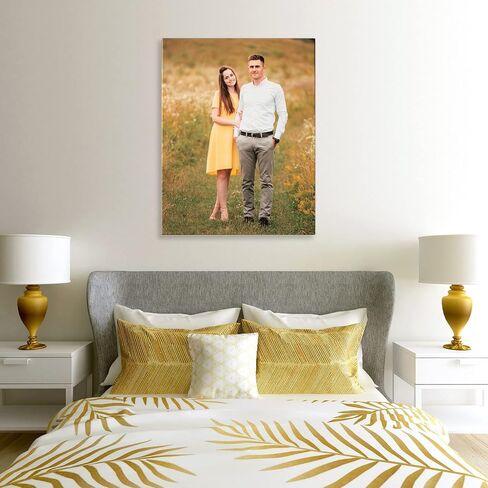 Personalized Pictures to Canvas for Wall 16x20 inches, Custom Canvas Prints with Your Photos for Family/Pet/Kid/Lovers, 16x20in in Saudi Arabia