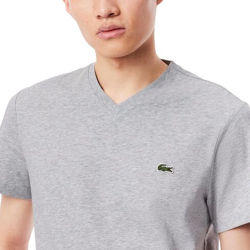 Lacoste Men's V Neck Cotton T-Shirt in Kuwait