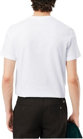 Lacoste Men's V Neck Cotton T-Shirt in Kuwait
