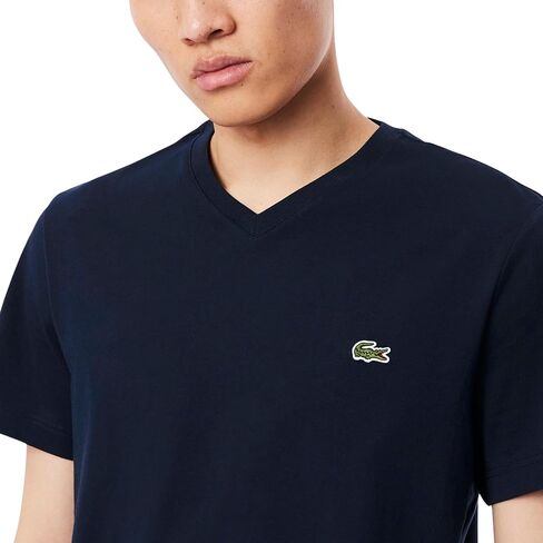 Lacoste Men's V Neck Cotton T-Shirt in Kuwait