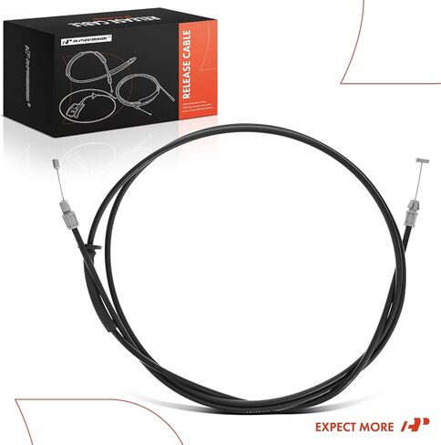 A-Premium Front Hood Latch Release Cable Without Handle Compatible with Chevrolet Impala 2000-2005, Monte Carlo 2000-2005 & Buick Regal 1997-2004, Century 1997-2005, 111.5 Inch, Replace# 10407412 in Saudi Arabia