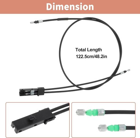 NO.656204GA0A/65620-4GA0A Front Hood Release Cable Fit for Infiniti Q50 Q60 2014-2020 Engine Hood Latch Cable in Saudi Arabia