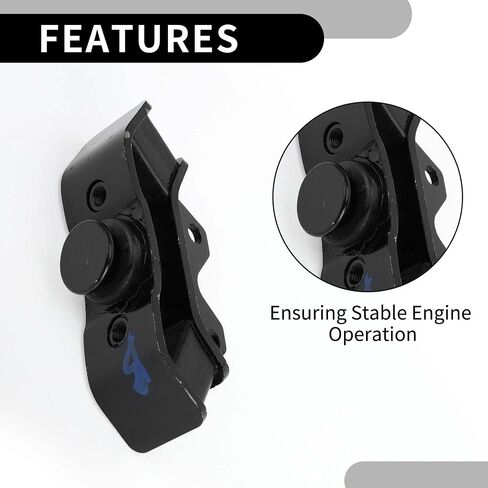 Engine Motor Mount No.MR267459 - Car Rear Engine Mounting - for MITSUBISHI L200 TRITON 2005-2008 1Pc in Saudi Arabia