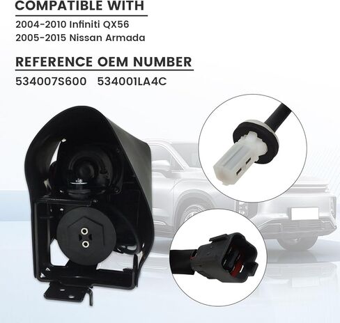 Air Suspension Compressor Pump Replacement for Nissan Armada 2017-2020 Infiniti QX56 2011-2013 QX80 2015-2020 5.6L V8 534001LA4A 534001LA4B (6T-7021) in Kuwait