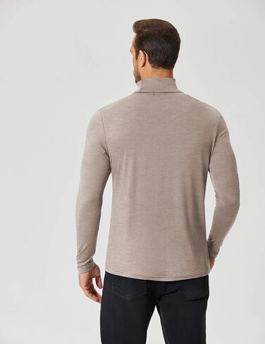 Coofandy Men's Slim Fit Mourtleneck T Shirt عرضة أساسية طويلة الأكمام السترة السترة in Saudi Arabia