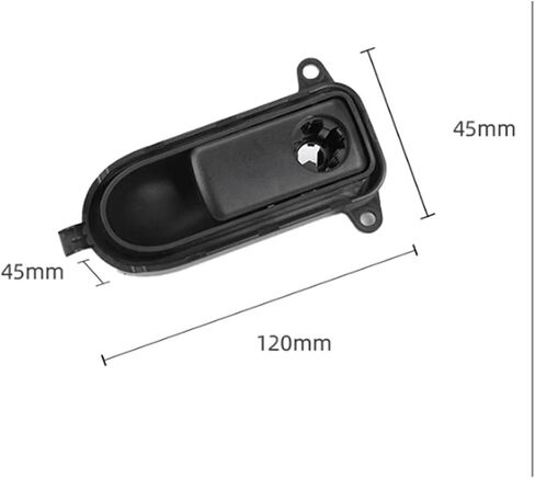 Car Glove Box Handle Cover Lid Toolbox Glove Boxes Cover Switch Fit for W205 W253 2015-2021(Black) in Saudi Arabia