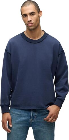 HUDSON Mens Heavy Weight Long Sleeve Tee in Saudi Arabia