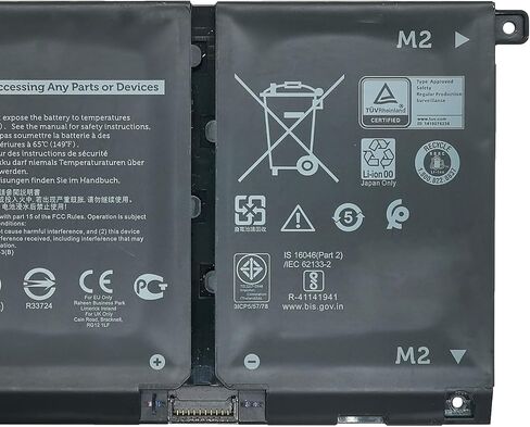 بطارية الكمبيوتر المحمول FK0VR 58Wh 3625mAh 15.2V متوافقة مع Dell Latitude 5330 5430 7330 7430 7530 / Latitude 5330 7330 7430 سلسلة 2 في 1 293F1 08P81K 08H6WD 001VX5 051R71 0404T8 فكوفر 8H6WD 8P81K in Saudi Arabia