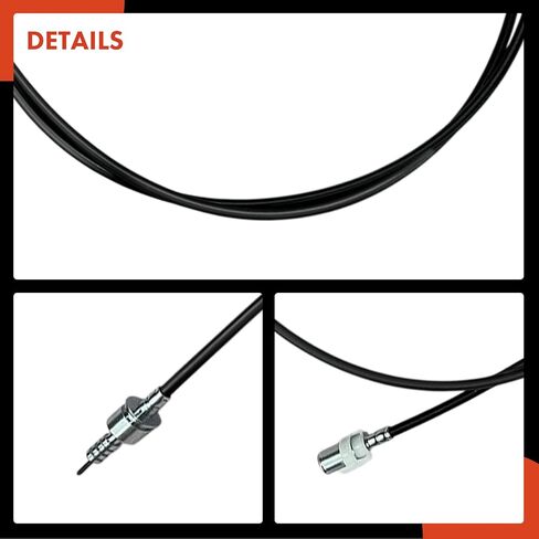 A-Premium 95 inch Speedometer Cable Compatible with Ford F-100 1973-1976 1980-1983, F-150 1976-1986, F-250 1975-1986, F-350, E-150 E-250 E-350 Econoline Club Wagon, Bronco, Bronco II & Merkur XR4Ti in Saudi Arabia