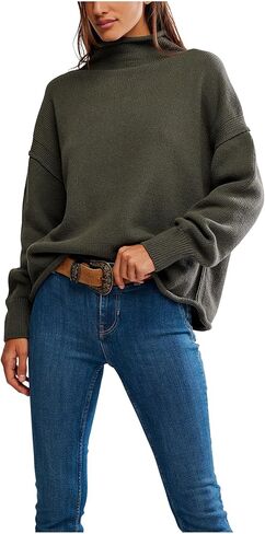 Free People Women's We The Free Torres Roll Neck in Kuwait