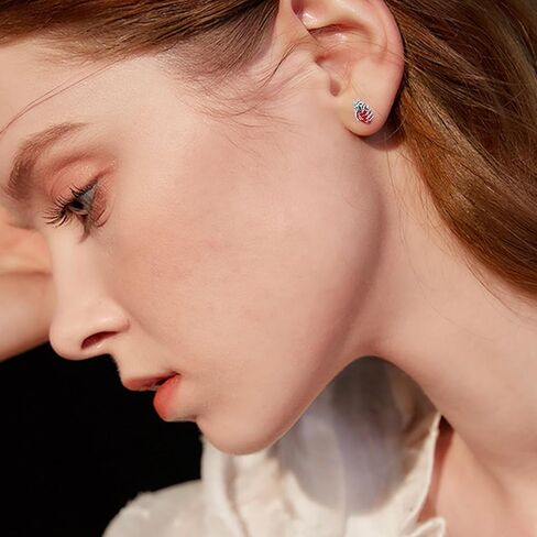 Skull Stud Earrings 925 Sterling Silver Crossbones Stud Earrings Skull Earrings Halloween Earrings Gothic Stud Earrings Punk Earrings Hypoallergenic Pirate Jewelry Gifts for Men Women Birthday in Kuwait