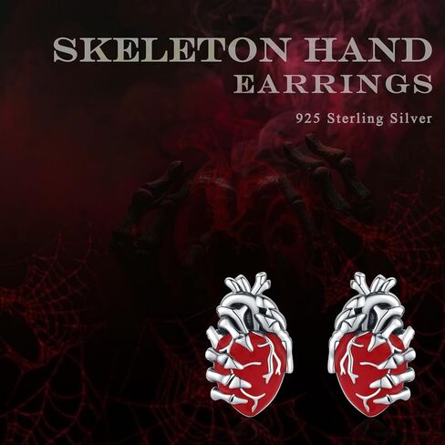 Skull Stud Earrings 925 Sterling Silver Crossbones Stud Earrings Skull Earrings Halloween Earrings Gothic Stud Earrings Punk Earrings Hypoallergenic Pirate Jewelry Gifts for Men Women Birthday in Kuwait