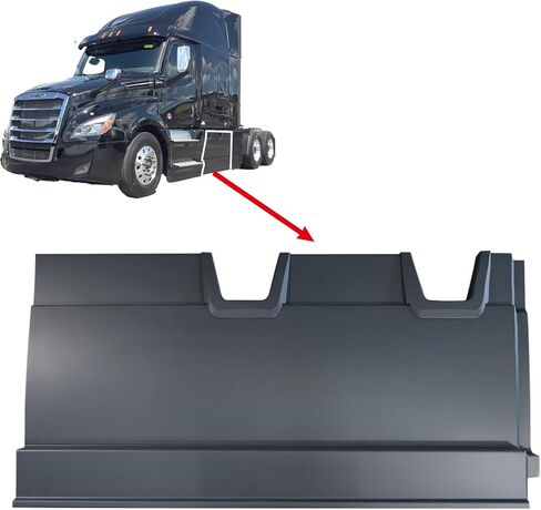 عام الأسود الأوسط الوسط البانال المصنوع من البلاستيك ABS متوافق مع Freightliner Cascadia 2018+ (جانب السائق (يسار)) in Kuwait