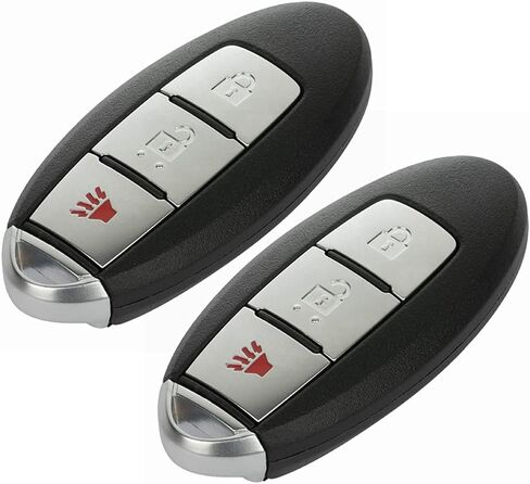 2 Pack 3 buttons Remote Control Car Key Fob 2010-2014 Fit for Nissan Cube 1.8L,2011-2017 Fit for Nissan Juke 1.6L CWTWB1U808,285E31KM0D in Saudi Arabia