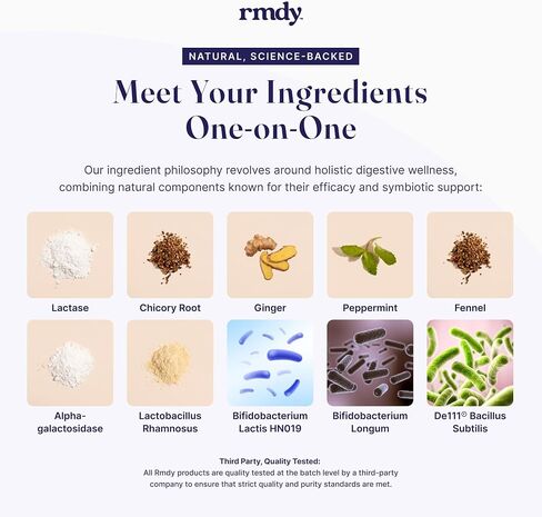 rmdy Constipation, Bloating, & Gas Relief | Relief from Diarrhea, & IBS | Probiotic for Digestive Health & Gut | 30 Capsules in Saudi Arabia